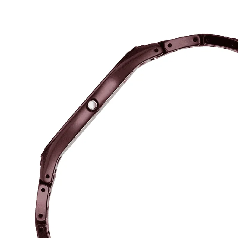 Titan Edge Wine Ceramic Maroon Dial Men’s Watch- 1696QC19
